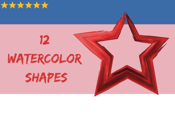 12 Watercolor Shapes: A Designer’s Secret for Organic Style