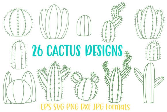 26 Cactus Succulent Line Art Logos for Modern Branding
