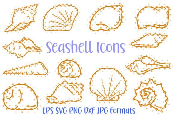 Exploring the 12 Seashell Shell Icon Illustration SVG Collection