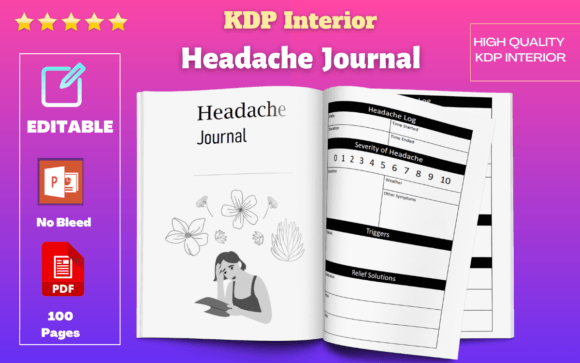 Headache Journal KDP Interior: Build a Profitable Niche Product