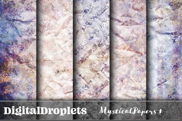 Mystical Papers Vol. 7: Vintage Texture Meets Digital Sparkle