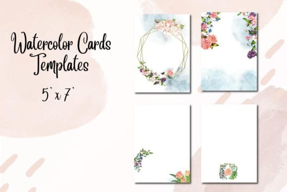 Watercolor Cards Templates: Beyond the Standard Greeting